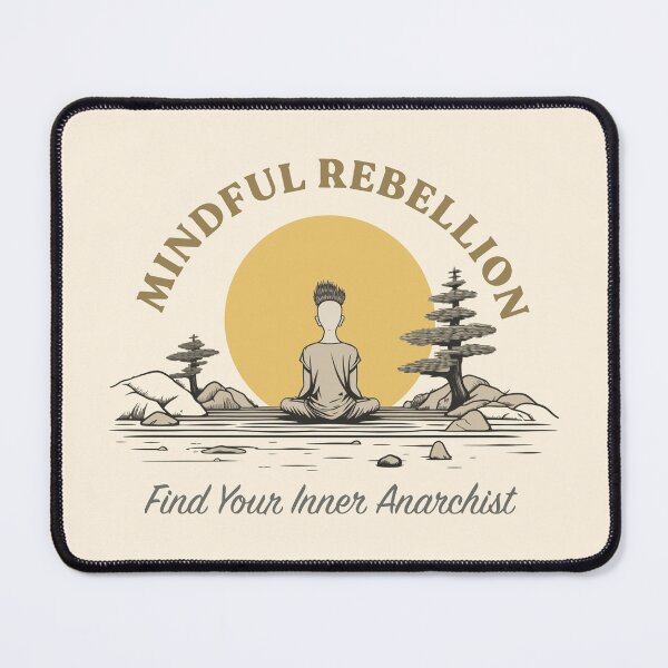 Item preview, Mindful Rebellion Funny designed and sold by Retro Travel Design.