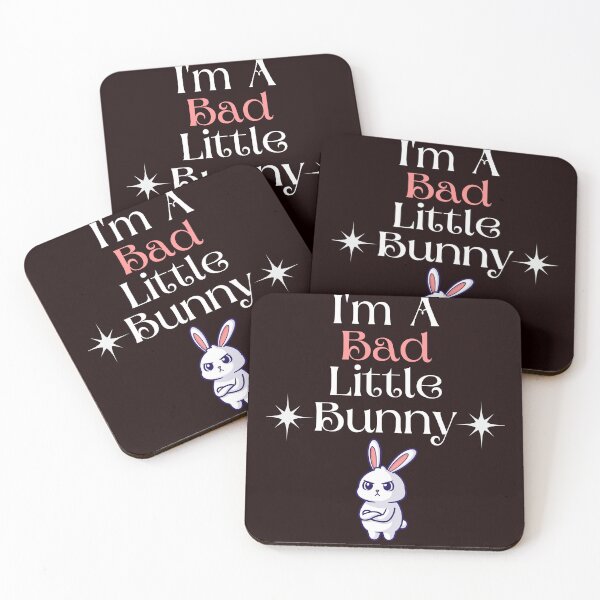 Item preview, Im A Bad Little Bunny Funny Rabbit Hare Hiding Game Easter designed and sold by MagicSD Designs.