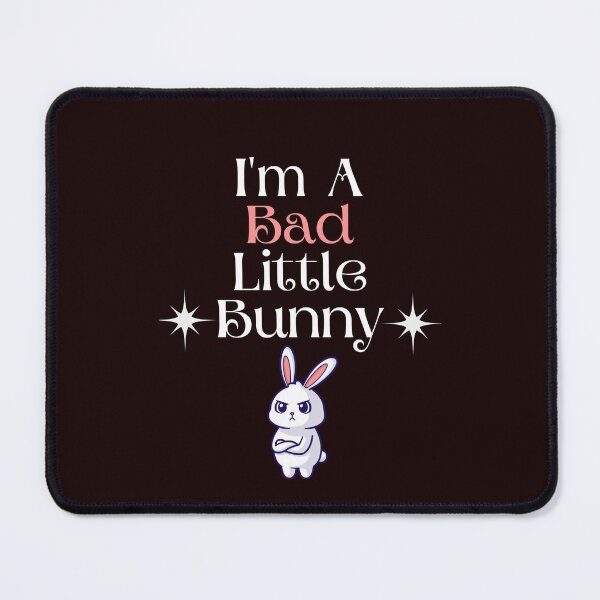 Item preview, Im A Bad Little Bunny Funny Rabbit Hare Hiding Game Easter designed and sold by MagicSD Designs.