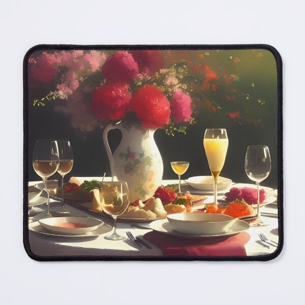 Item preview, Fancy Dinner Painting designed and sold by Electric-Canvas.