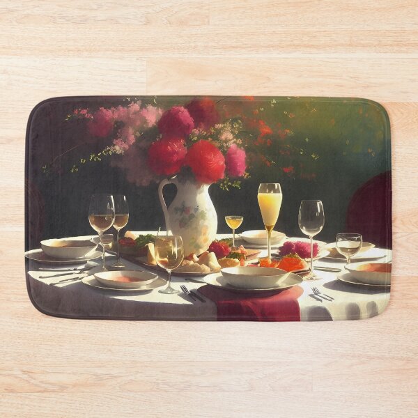 Item preview, Fancy Dinner Painting designed and sold by Electric-Canvas.