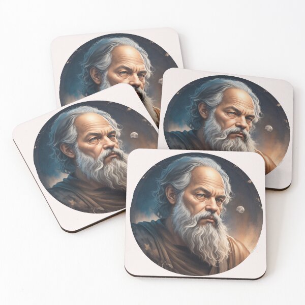 Item preview, Socrates Design lX Style Philosopher Socrates Art Digital - AI Art designed and sold by StoicWarrior.