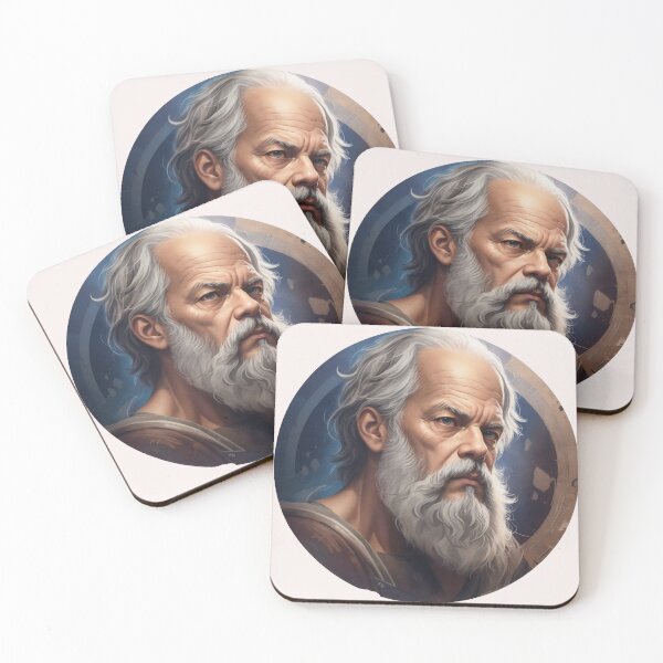 Item preview, Socrates Design X Style Philosopher Socrates Art Digital - AI Art designed and sold by StoicWarrior.