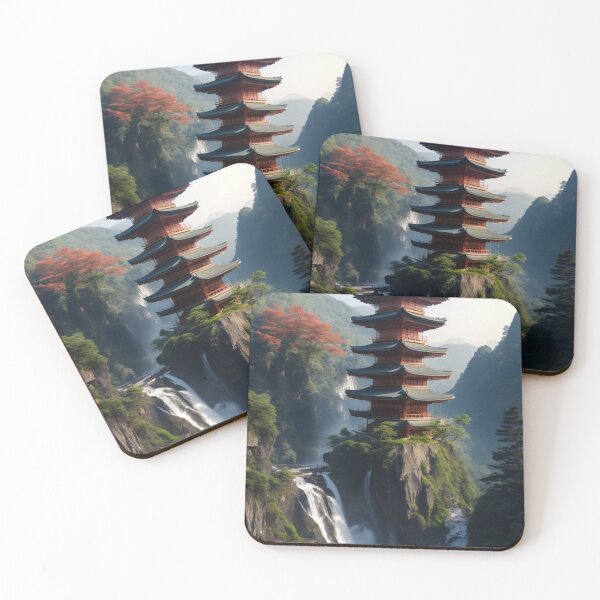 Item preview, Beautiful scenery and five-storied pagoda designed and sold by Ramen-Tees.