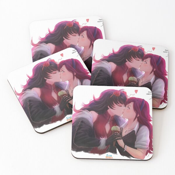 Item preview, Ice Cream Kiss - Rosebird designed and sold by Cyan Orange  Studio.