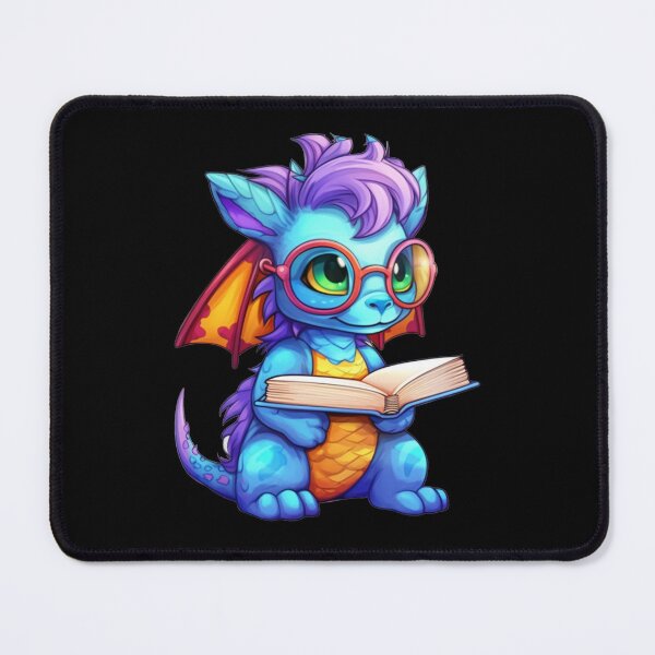 Item preview, Cute Kawaii Baby Book Dragon designed and sold by CreationByLadyV.