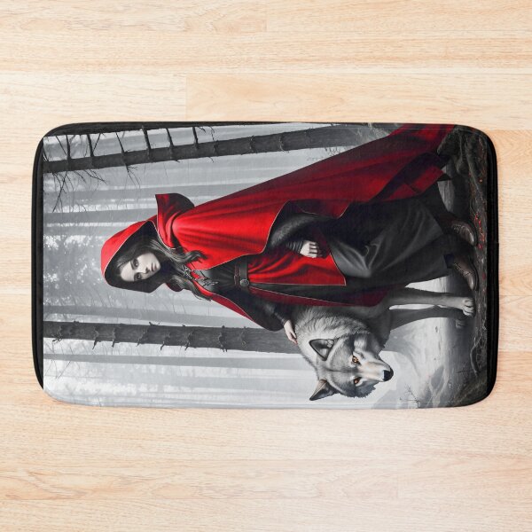 Item preview, Little Red Hood and The Wolf Puzzle Gothic Art designed and sold by Stoneheim.