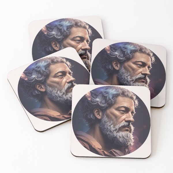 Item preview, Aristotle Design Vll Style Philosopher Aristotle Art Digital - AI Art designed and sold by StoicWarrior.
