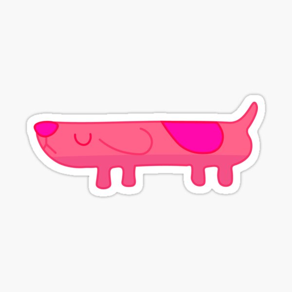 Item preview, Pink Long Dog designed and sold by Tripp Designs.