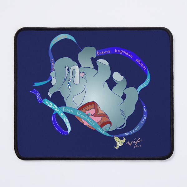 Item preview, Even elephants with four legs slip designed and sold by CKCRedbubble.