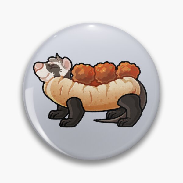Artikelvorschau, Fleischbällchen-Sandwich-Frettchen entworfen und verkauft von MaddyCute.