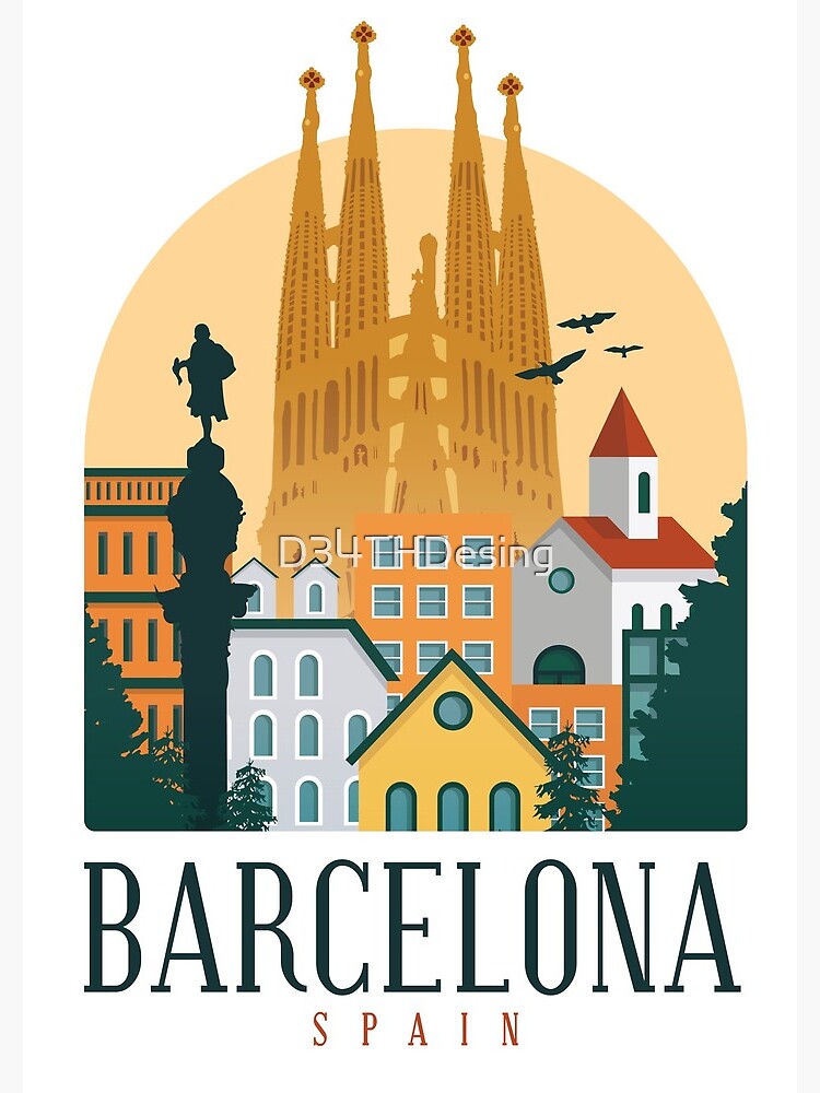 Thumbnail 3 of 3, Journal, BARCELONA SPAIN designed and sold by D34THDesing.