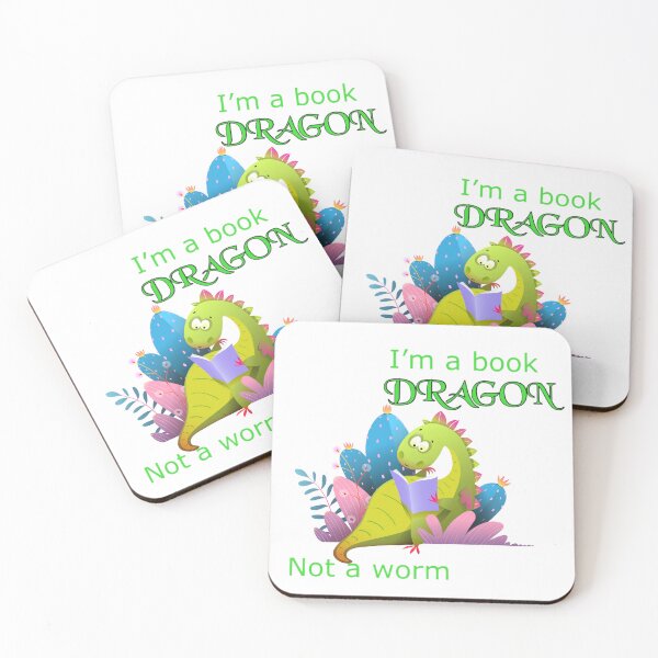 Artikelvorschau, Ich bin ein Buchdrache, kein Wurm entworfen und verkauft von CreationByLadyV.