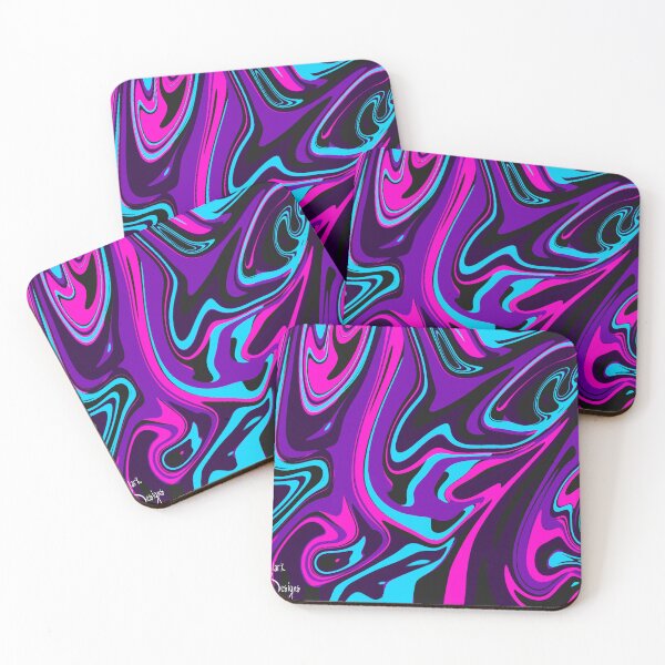 Item preview, Dark Vaporwave Swirled Design designed and sold by Skylark-Designs.