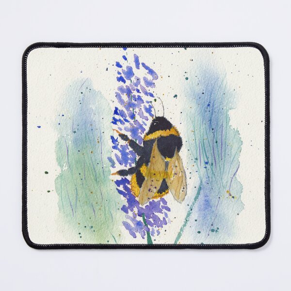 Item preview, Bumblebee on Purple Flower designed and sold by The Elderberry Blossom.