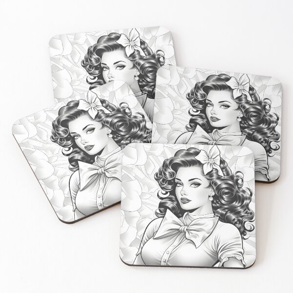Item preview, Black and White Pinup designed and sold by frshdesignz.