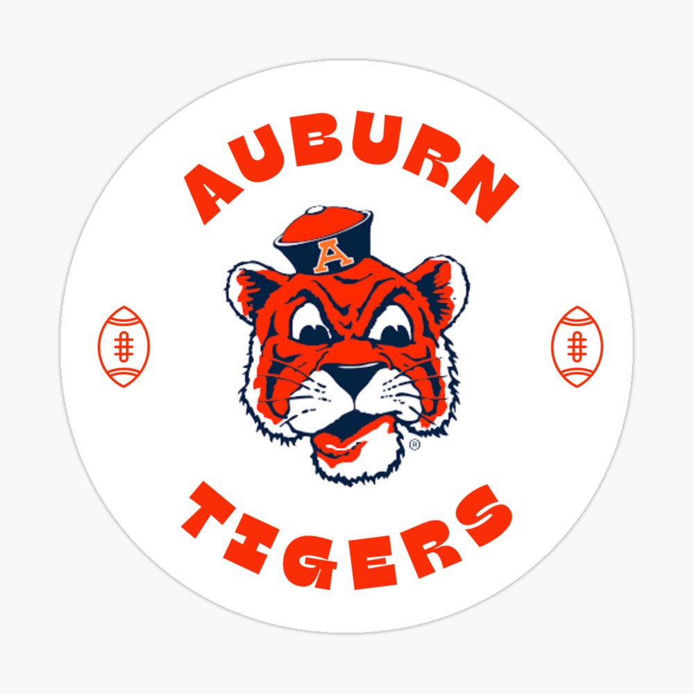 College Football Orange Retro Vintage Design Magnet