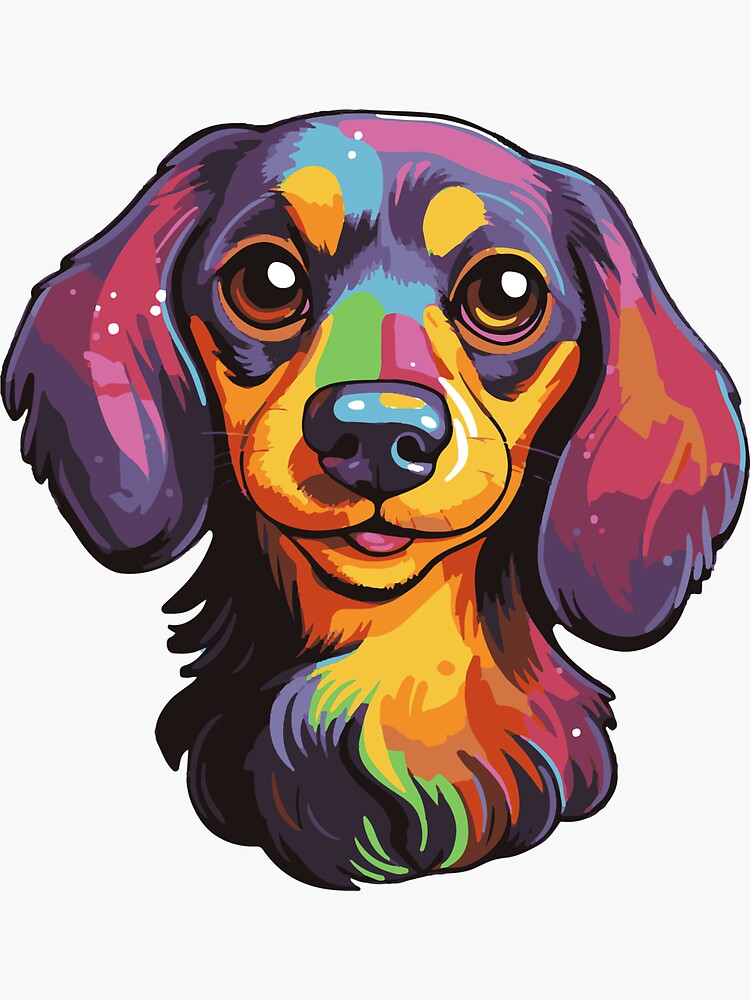 Colorful dachshunds best sale