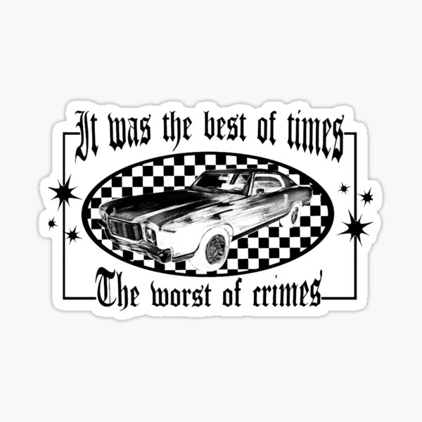 Marjorie Lyrics - Never be so kind you forget to be clever Sticker