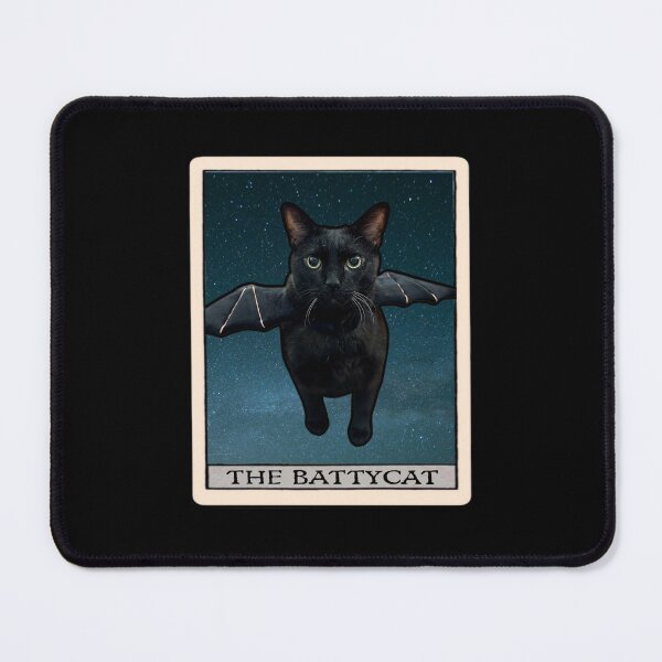 Item preview, The Battycat Black Cat Tarot Card designed and sold by MannyShop.