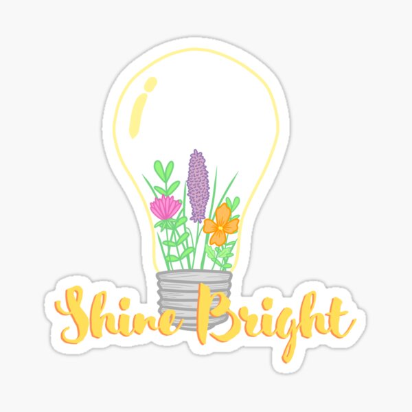 Item preview, Shine Bright lightbulb designed and sold by Spacey Kacey's Cosmic Creations.