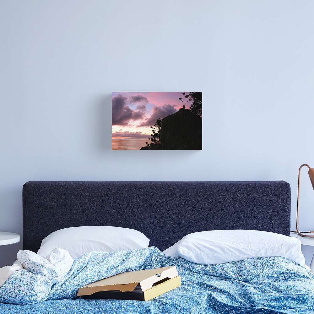 Boy on a Rock Canvas Print