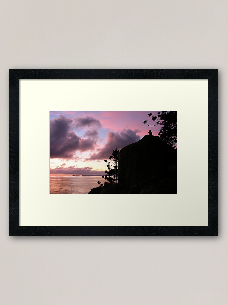 Alternate view of Boy on a Rock Framed Art Print