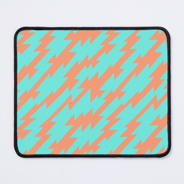 Item preview, Zap Pattern | 05 - Cyan & Tangerine designed and sold by this-is-fusk.