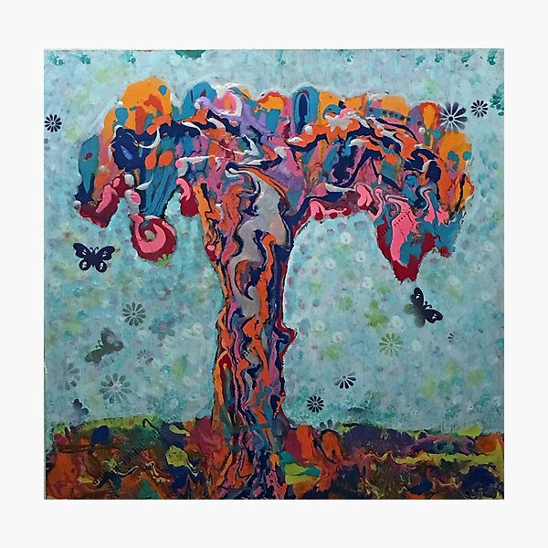 A Happy Little Tree Photographic Print