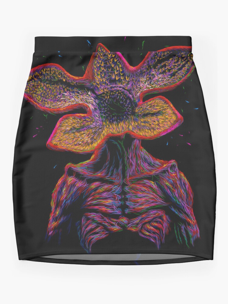 Thumbnail 3 of 4, Mini Skirt, Stranger Thins Demagorgon Netflix designed and sold by Bcolors.