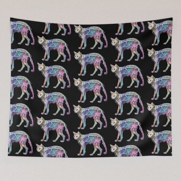 Item preview, Undead Rainbow Cat designed and sold by PiggyWonka.