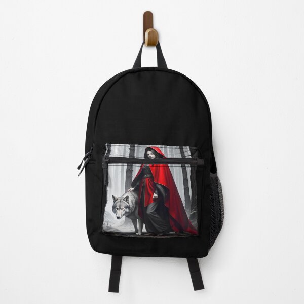 Item preview, Little Red Riding Hood and The Wolf Gothic Art Piece designed and sold by Stoneheim.