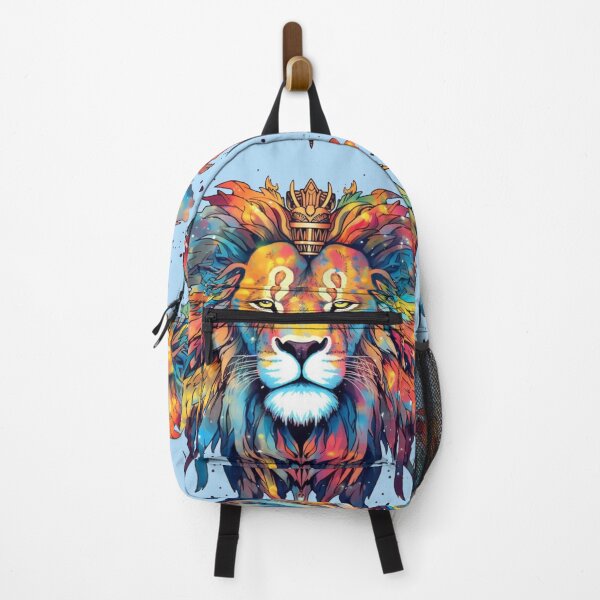 Item preview, Colorful lion majestic theme designed and sold by Okracha.