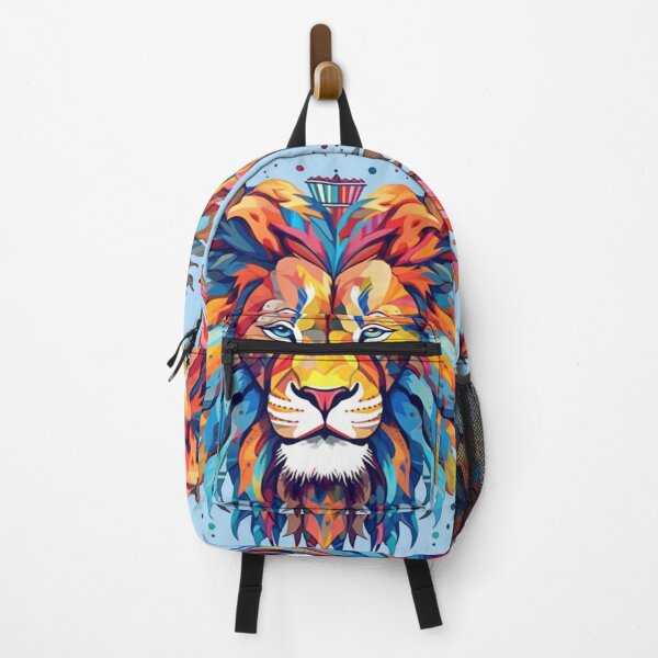 Item preview, Colorful lion majestic theme designed and sold by Okracha.