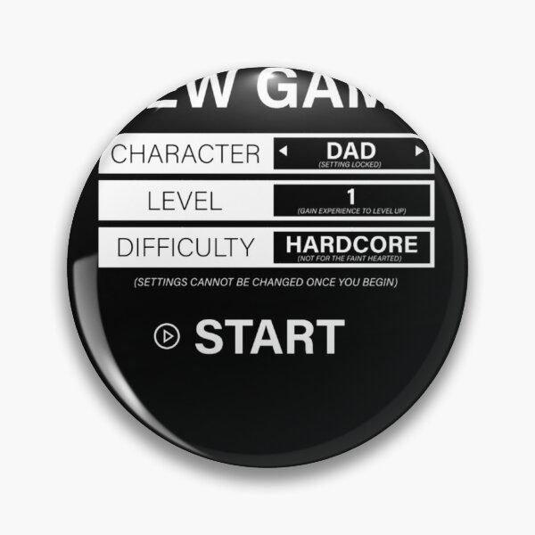 Item preview, New Dad - New Game Intro Screen designed and sold by CAMEROARMANDO.