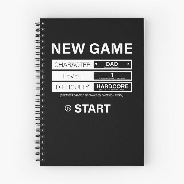 Item preview, New Dad - New Game Intro Screen designed and sold by CAMEROARMANDO.