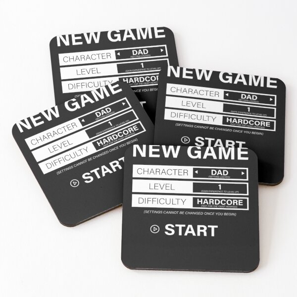 Item preview, New Dad - New Game Intro Screen designed and sold by CAMEROARMANDO.
