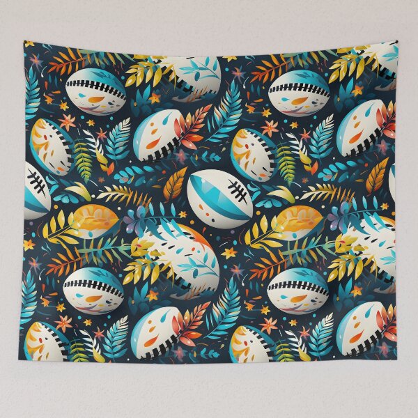 Item preview, A new season, a new chapter, a new color. From tailgates to touchdowns, let the kickoff set the tone. Football Kickoff Season. Autumn Design. Fall Fashion. Football Pattern. designed and sold by ignasirus.