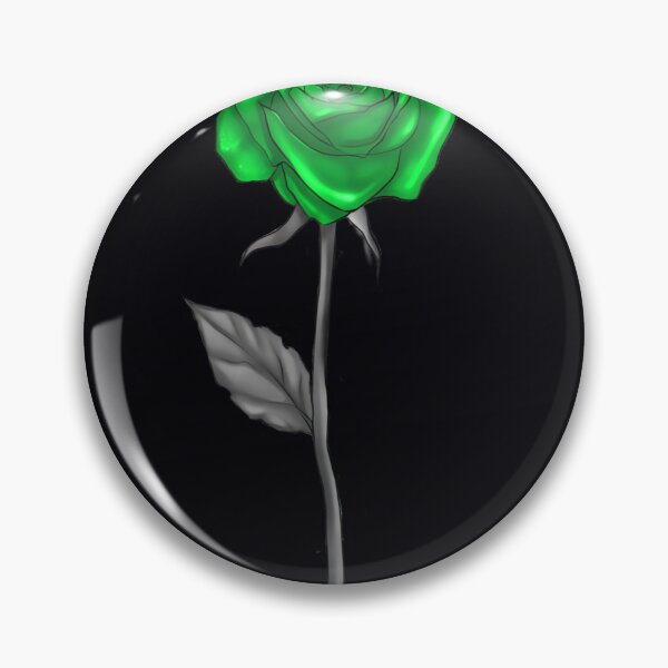Item preview, single green rose on a long stem with a leaf licensed art transparent	 designed and sold by retborcl3.