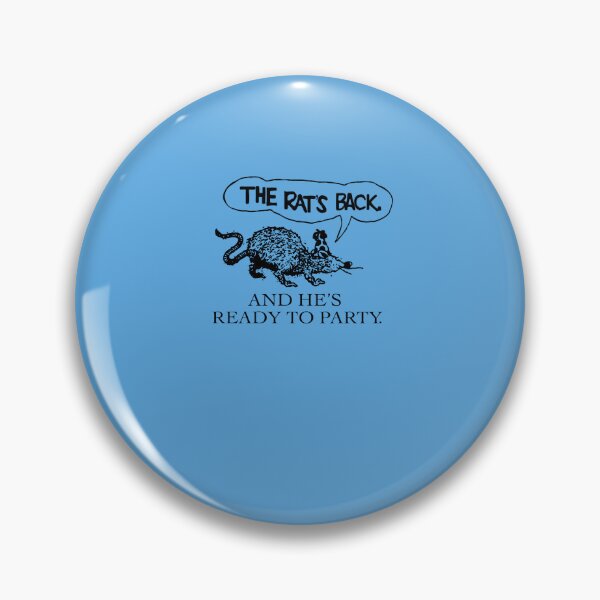Item preview, The Rat's Back, And He's Ready To Party Vintage Design Essential designed and sold by FabienneRodri.