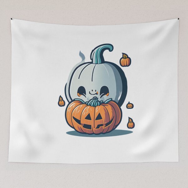 Item preview, Whimsical Pumpkin Specters: Hauntingly Adorable Designs designed and sold by irosh madushan.