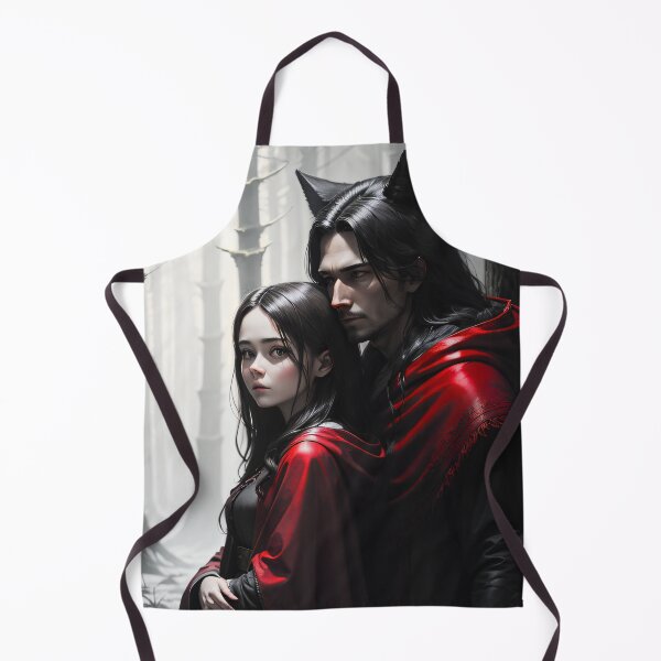 Item preview, Little Red Riding Hood and The Wolf Gothic Art Piece designed and sold by Stoneheim.