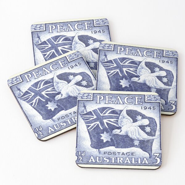 Item preview, Australian Flag Peace Postage Stamp designed and sold by markrichards.