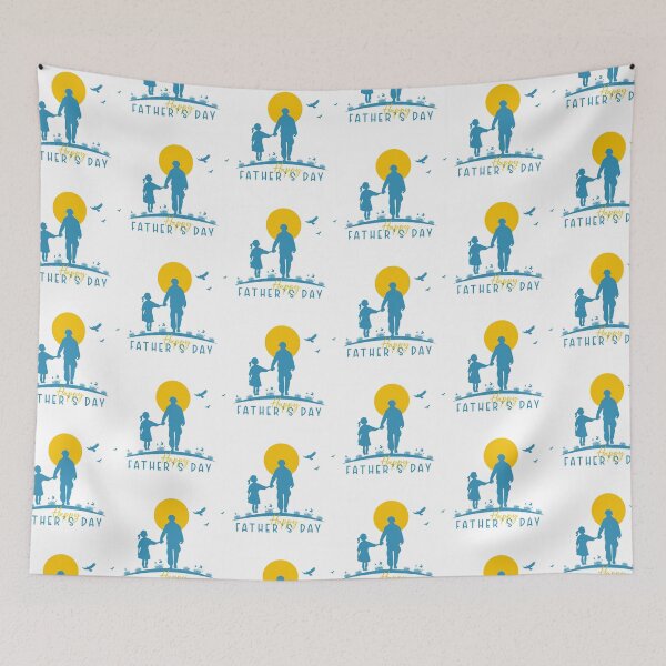 Item preview, Father holding daughter’s hand, dad and daughter, father’s day designed and sold by quanlh.