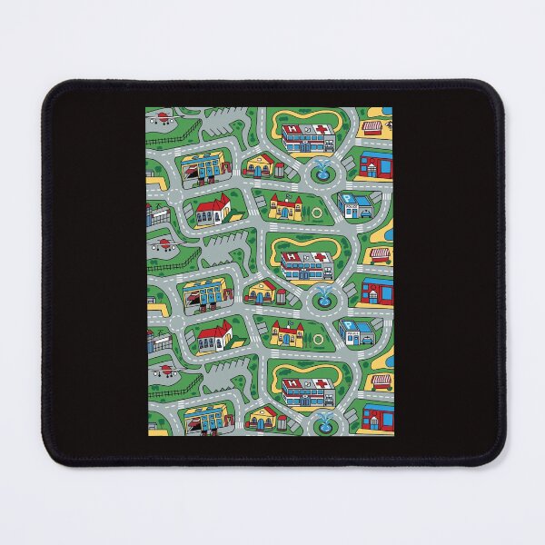 Item preview, Car City Carpet Road Rug 90s Nostalgic Toy  designed and sold by CLAIRETURGIS.
