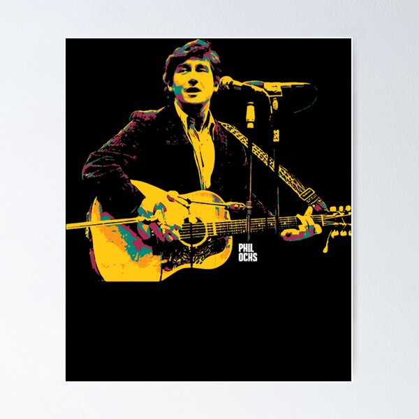 Artikelvorschau, Phil Ochs. Philip David Ochs. Ein amerikanischer Protestsänger. Sardonischer Humor, politischer Aktivismus V Essen entworfen und verkauft von REERRISH.