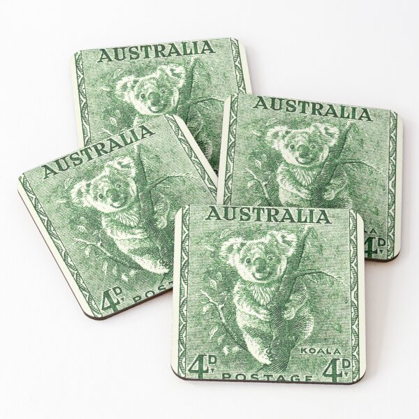Item preview, Australian Koala Postage Stamp designed and sold by markrichards.