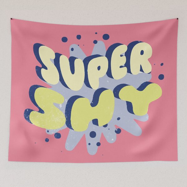Item preview, Newjeans New Jeans super shy typography kpop | Morcaworks designed and sold by Morcawork.
