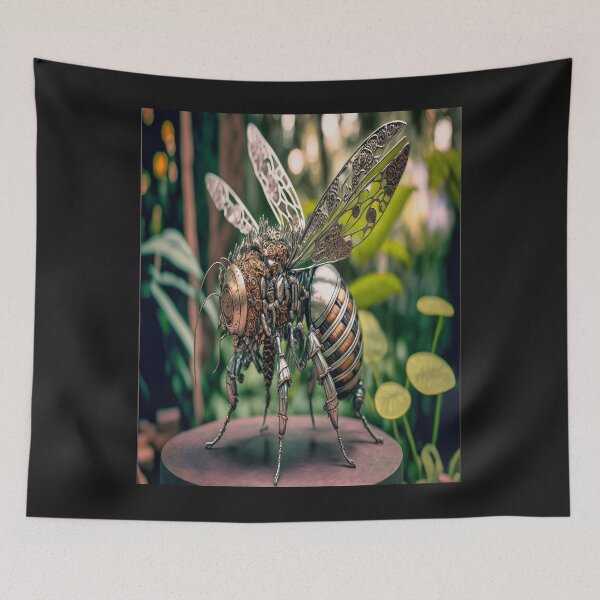 Item preview, Intricate features of the artistic robot bee designed and sold by gnainpa22.