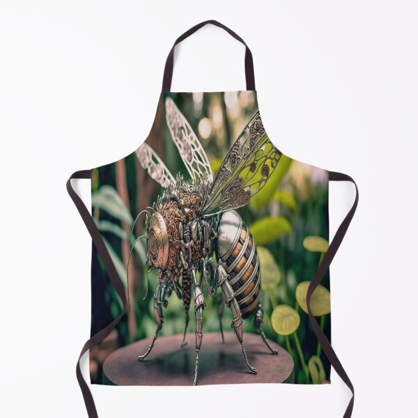 Item preview, Intricate features of the artistic robot bee designed and sold by gnainpa22.